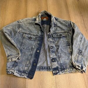 1980 acid wash Calvin denim jacket